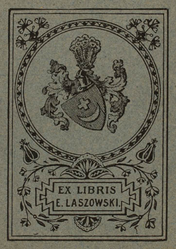 Exlibris by ? Unbekannt from Poland for E. Laszowski - Heraldry 