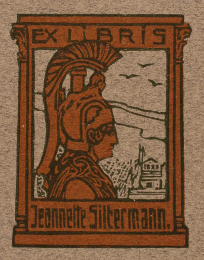 Exlibris by ? Unbekannt from Unknown for Jeanette Siltermann - Classical antiquity 