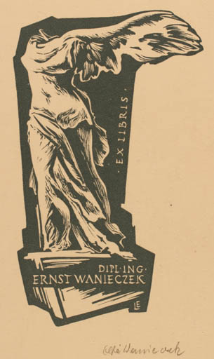Exlibris by ? Unbekannt from Unknown for Ernst Wanieczek - 