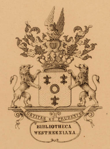 Exlibris by ? Unbekannt from Germany for ? Westreeniana - Heraldry 
