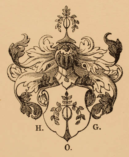 Exlibris by ? Unbekannt from Unknown for ? H. G. O. - Heraldry 