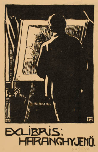 Exlibris by ? Unbekannt from Hungary for Jenö Haranghy - Art 