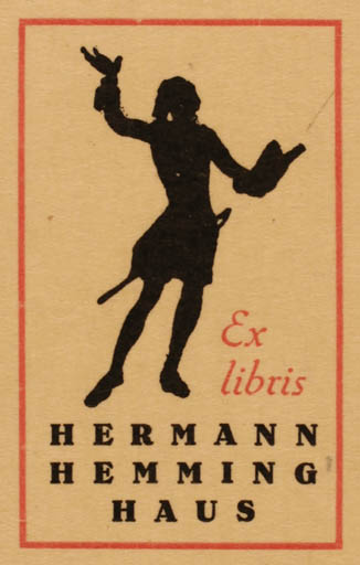 Exlibris by ? Unbekannt from Unknown for Hermann Hemminghaus - Man 