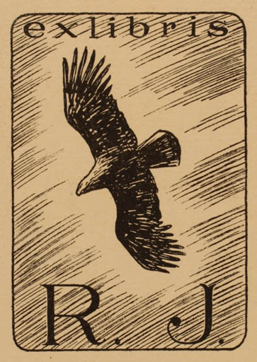 Exlibris by ? Unbekannt from Unknown for ? R. J. - Bird 