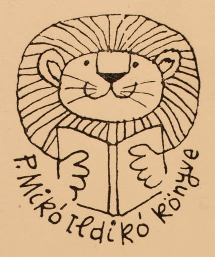 Exlibris by ? Unbekannt from Unknown for P. Miko Ildiko - Book Fauna 