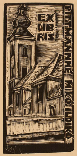 Exlibris by ? Unbekannt from Unknown for Ildikó Pittmann - Church 