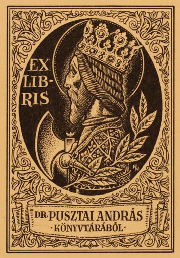 Exlibris by ? Unbekannt from Unknown for Dr. Andras Pusztai - Portrait 