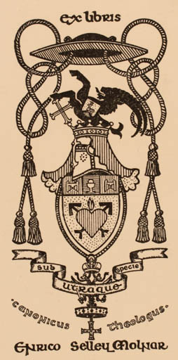 Exlibris by ? Unbekannt from Unknown for Enrico Selley Molnar - Heraldry 