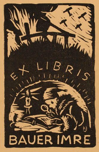 Exlibris by ? Unbekannt from Unknown for Imre Bauer - 