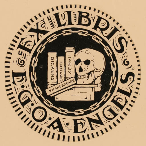 Exlibris by ? Unbekannt from Unknown for E. G. O. A. Engels - Book Death 