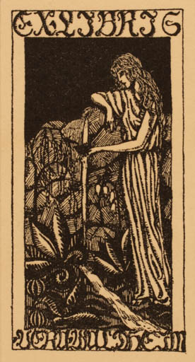 Exlibris by ? Unbekannt from Unknown for Eduard Heim - Jugend Woman 