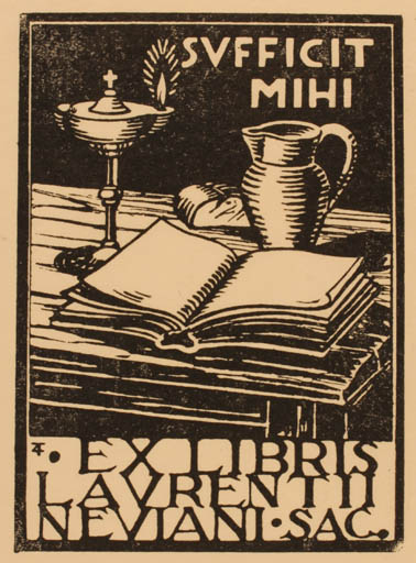 Exlibris by ? Unbekannt from Unknown for Laurenti Neviani - Book 