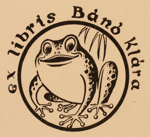Exlibris by ? Unbekannt from Unknown for Klara Bano - Fauna 