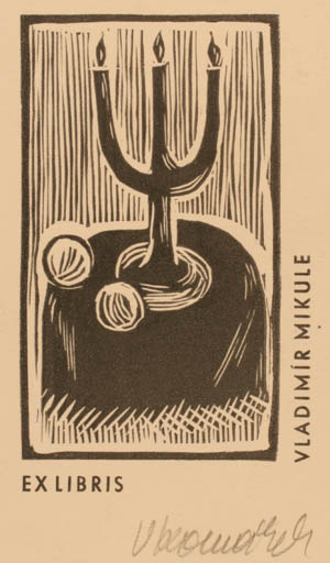 Exlibris by ? Unbekannt from Unknown for Vladimir Mikule - 