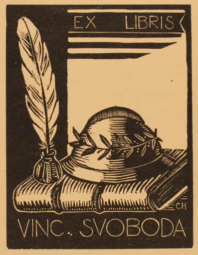Exlibris by ? Unbekannt from Unknown for Vincence Svoboda - Book 