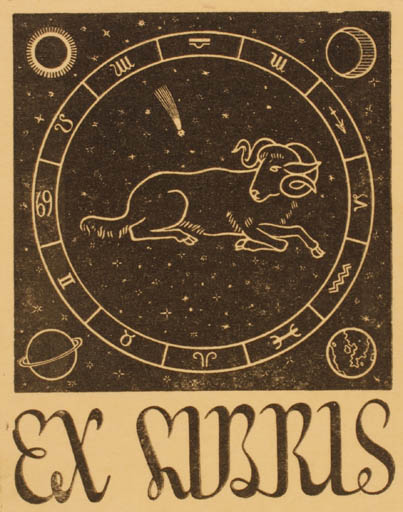 Exlibris by ? Unbekannt from Unknown for ? Unbekannt - Fauna Cosmos 