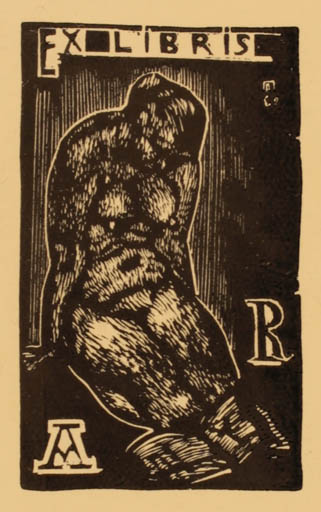 Exlibris by ? Unbekannt from Unknown for ? A. R. - Woman 
