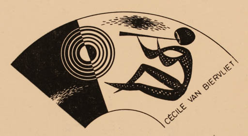Exlibris by ? Unbekannt from Unknown for Cecile van Biervliet - 