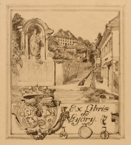 Exlibris by ? Unbekannt from Unknown for ? Györy - City 