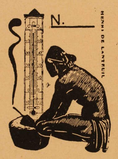 Exlibris by ? Unbekannt from Unknown for Henni de Lantruil - 