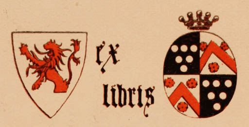 Exlibris by ? Unbekannt from Unknown for ? Unbekannt - Heraldry 