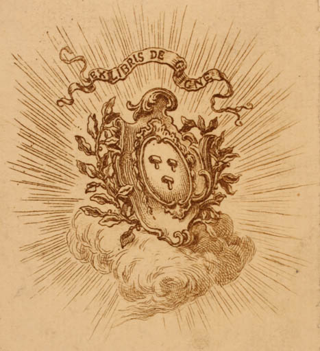 Exlibris by ? Unbekannt from Unknown for ? Unbekannt - Heraldry 