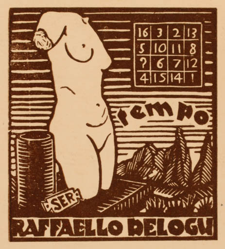 Exlibris by ? Unbekannt from Unknown for Raffaello Belogu - 