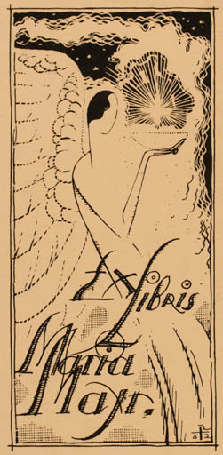 Exlibris by ? Unbekannt from Unknown for Maria Majr - 