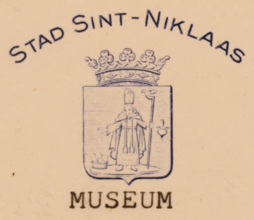 Exlibris by ? Unbekannt from Unknown for Stad Sint Niklaas Museum - Heraldry 