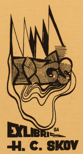 Exlibris by ? Unbekannt from Unknown for Henry Carlo Skov - Abstract 