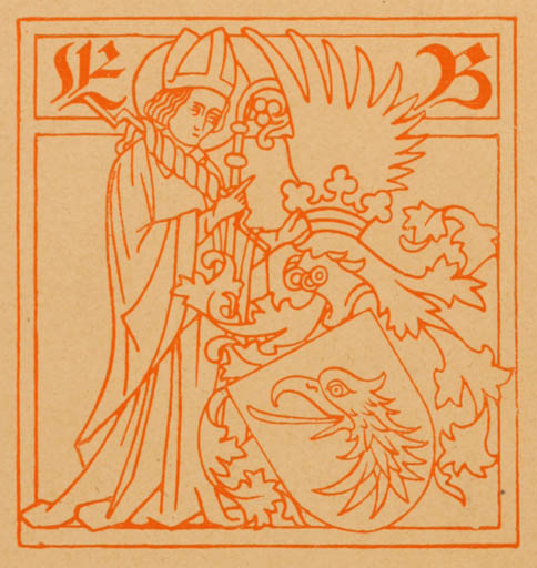 Exlibris by ? Unbekannt from Unknown for ? E. B. - 