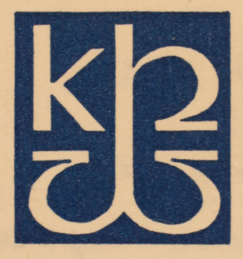 Exlibris by ? Unbekannt from Unknown for ? K. W. H. - Text/Writing 