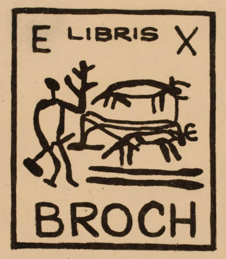 Exlibris by ? Unbekannt from Unknown for A. Broch - 