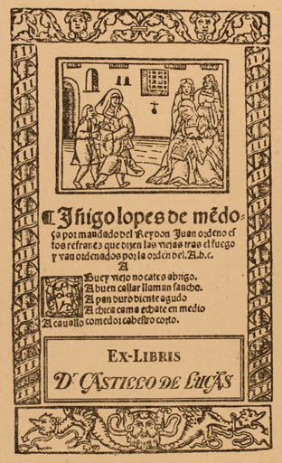 Exlibris by ? Unbekannt from Unknown for Dr. Castillo de Lucas - 