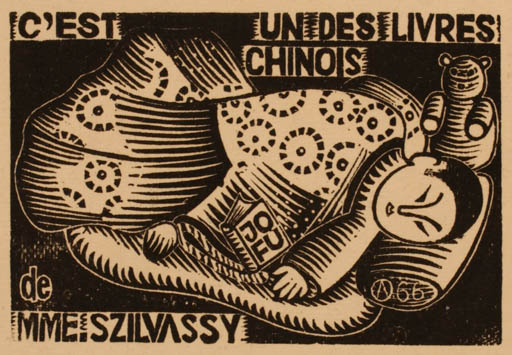 Exlibris by ? Unbekannt from Unknown for Mme. Szilvassy - Child 