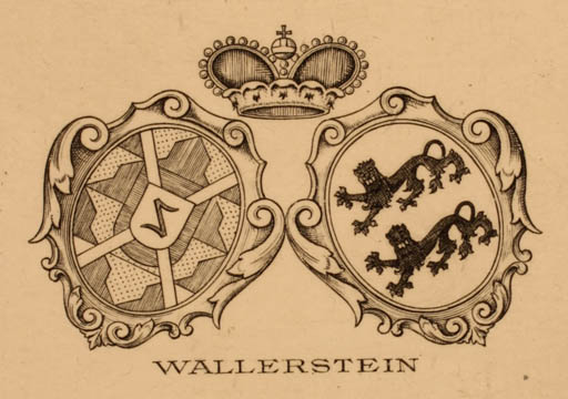 Exlibris by ? Unbekannt from Unknown for ? Wallerstein - Heraldry 