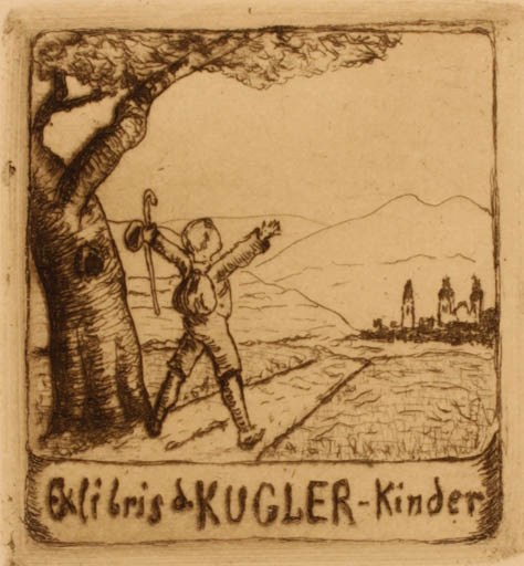 Exlibris by ? Unbekannt from Unknown for ? Kugler- Kinder - 