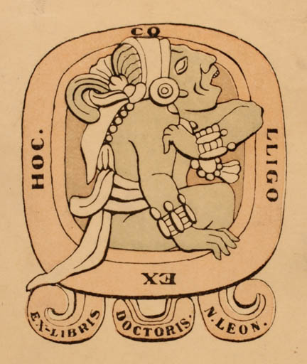 Exlibris by ? Unbekannt from Unknown for Dr. N. Leon - 