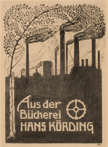 Exlibris by ? Unbekannt from Unknown for Hans Körding - Working 