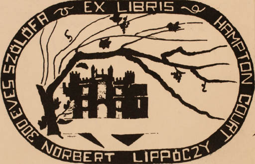 Exlibris by ? Unbekannt from Poland for Ing. Nobert Lippóczy - Flora 