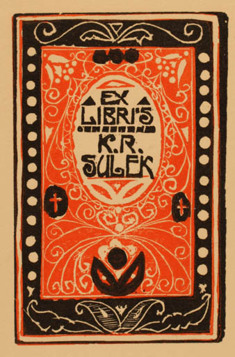 Exlibris by ? Unbekannt from Unknown for K. R. Sulek - 