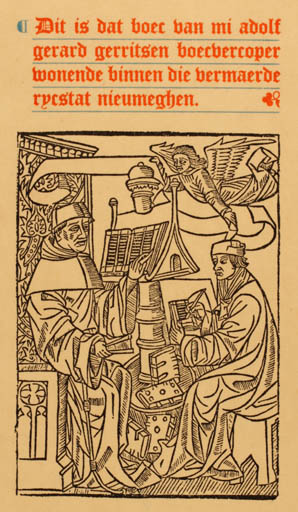 Exlibris by ? Unbekannt from Unknown for Adolf Gerard Gerritsen - Angel Religion 
