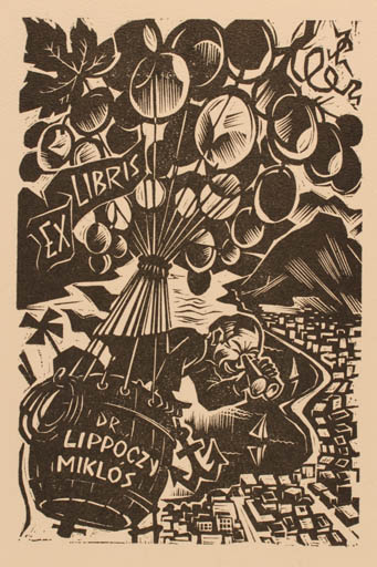 Exlibris by ? Unbekannt from Unknown for Dr. Nicholas Lippoczy - 