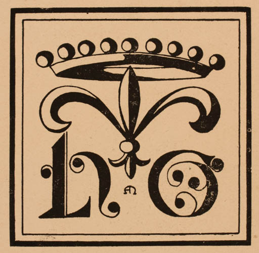 Exlibris by ? Unbekannt from Unknown for ? H. G. - Monogram 