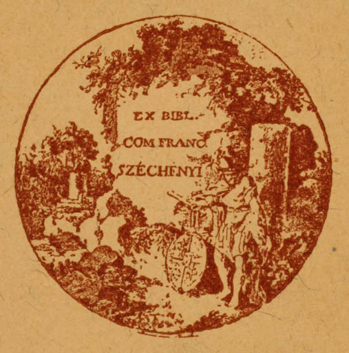 Exlibris by ? Unbekannt from Unknown for Com. Franc. Szechenyi - 