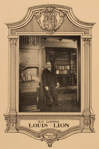 Exlibris by ? Unbekannt from Germany for Louis LIon - Interior Photography Man 