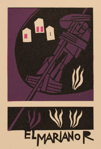 Exlibris by Miroslav Houra from Czech Republic for Mariano Rugale - Maritime 