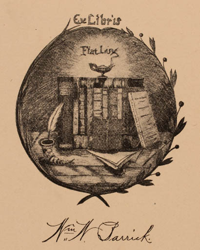 Exlibris by ? Unbekannt from Unknown for W. Bairick - Book 